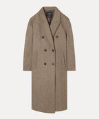 MIXXO MIXXO Wool Blend Double Long Coat - C