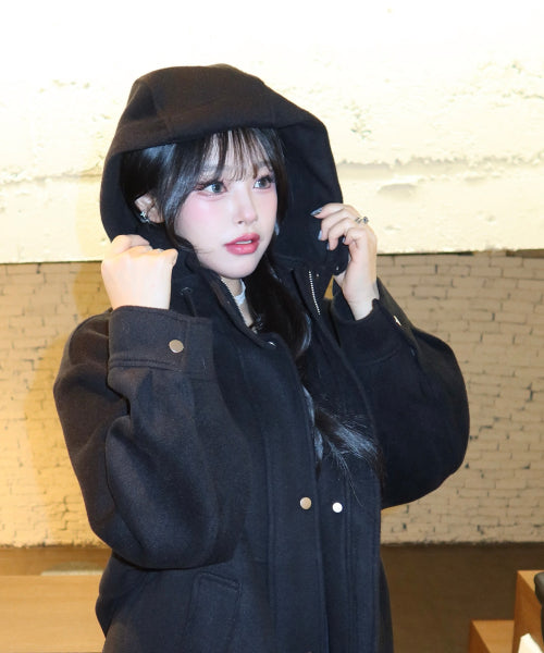 MIXXO MIXXO Hoodie Casual Half Coat
