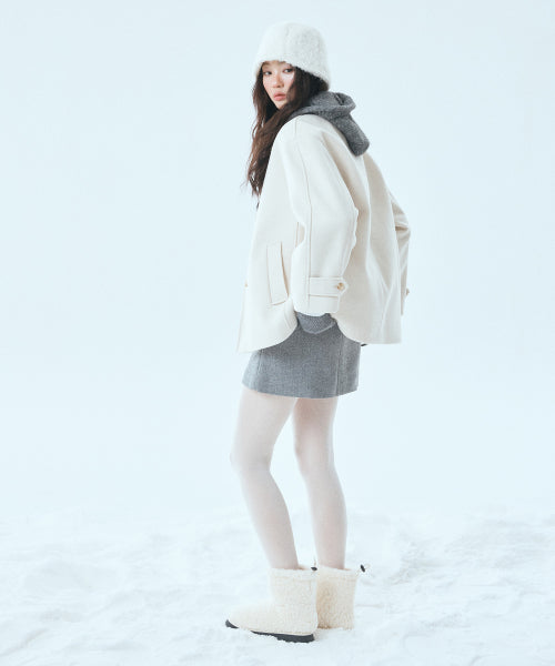 MIXXO MIXXO Coat Stan Collar Half