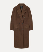 MIXXO MIXXO Wool Blend Hairy Long Coat (C)