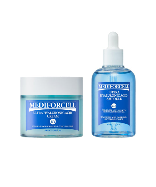 MEDIFORCELL MEDIFORCELL Ultra Hyaluronic Acid Cream & Ampoule Set