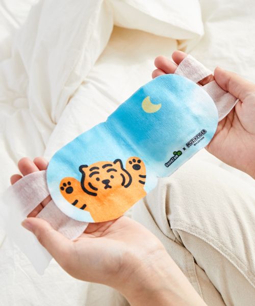 dongkookpharm Good Sleep Centella Asiatica Steam Eye Mask x 10, featuring a collaboration with Mujik