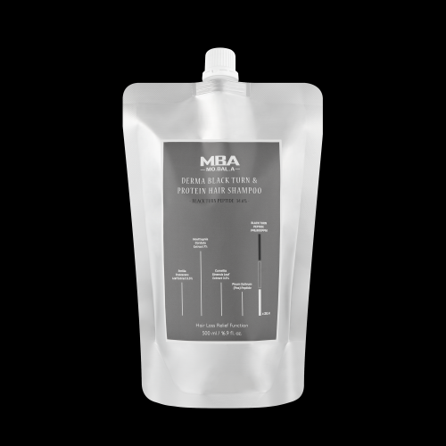 DAYCELLCOSMETICS Mora Derma Blackton & Protein Hair Shampoo 500ml (Refill)