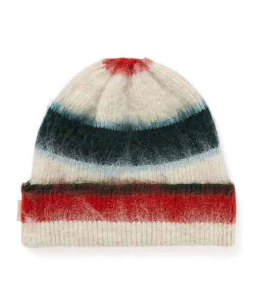 THISISNEVERTHAT THISISNEVERTHAT Striped Mohair Beanie Ivory