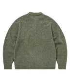 THISISNEVERTHAT THISISNEVERTHAT Velvet Knit Polo Green