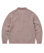 THISISNEVERTHAT THISISNEVERTHAT Velvet Knit Polo Dusty Pink