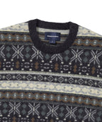THISISNEVERTHAT THISISNEVERTHAT Fair Isle Knit Sweater Navy
