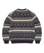 THISISNEVERTHAT THISISNEVERTHAT Fair Isle Knit Sweater Navy