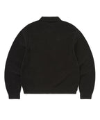 THISISNEVERTHAT THISISNEVERTHAT Argyle Zip Knit Cardigan Black