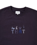 THISISNEVERTHAT THISISNEVERTHAT THAT Embroidered Crewneck Dark Purple