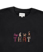 THISISNEVERTHAT THISISNEVERTHAT THAT Embroidered Crewneck Black
