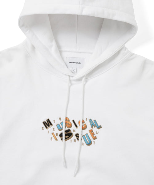 THISISNEVERTHAT THISISNEVERTHAT Musical Issue Hoodie White