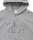 THISISNEVERTHAT THISISNEVERTHAT Old English Logo Hoodie Concrete