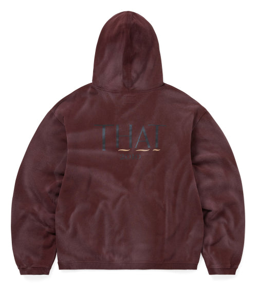 THISISNEVERTHAT THISISNEVERTHAT Faded THAT 2010 Hoodie Burgundy