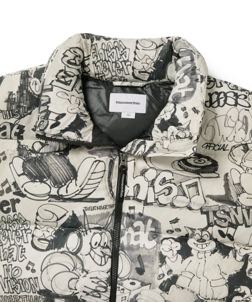 THISISNEVERTHAT THISISNEVERTHAT Padded Jacket Graffiti