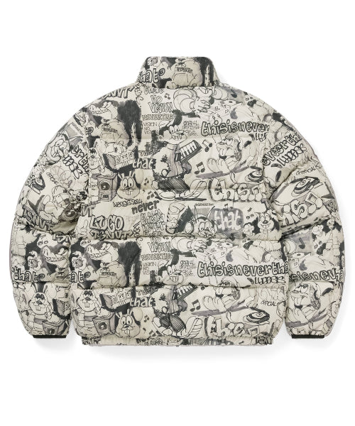 THISISNEVERTHAT THISISNEVERTHAT Padded Jacket Graffiti