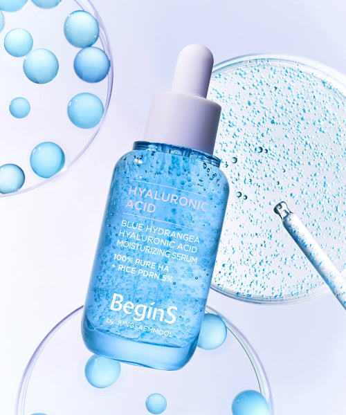 BEGINS BEGINS Blue Hydrangea Hyaluronic Acid Serum 30ml