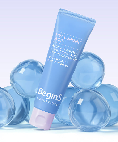 BEGINS BEGINS Blue Hydrangea Hyaluronic Acid Moisturizing Cream 50ml