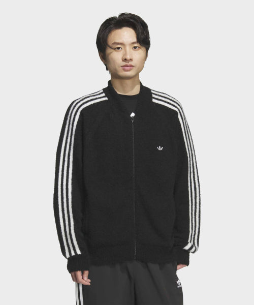 ADIDAS ADIDAS Knitwear Track Top - Black