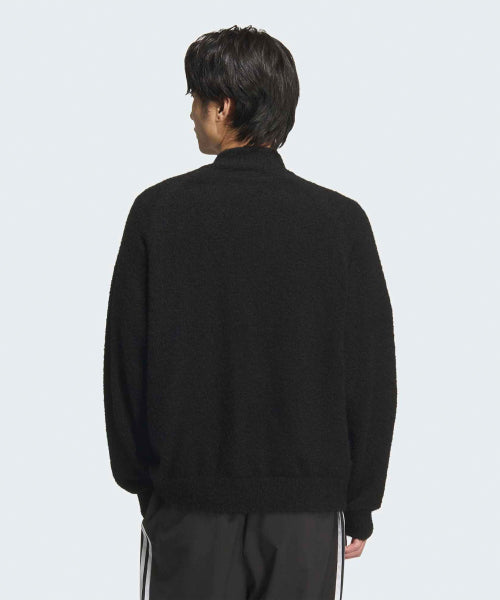 ADIDAS ADIDAS Knitwear Track Top - Black