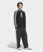 ADIDAS ADIDAS Knitwear Track Top - Black
