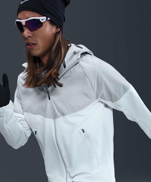 NIKE NIKE Jacket M - Pure Platinum:Light Smoke Gray:Volt