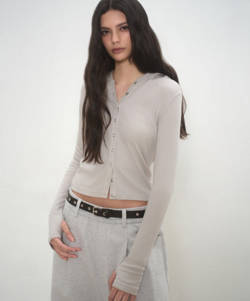 MUSINSA STANDARD WOMAN MUSINSA STANDARD WOMAN Women's Cardigan Light Warm Gray