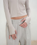MUSINSA STANDARD WOMAN MUSINSA STANDARD WOMAN Women's Cardigan Light Warm Gray