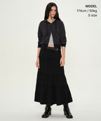 MUSINSA STANDARD WOMAN MUSINSA STANDARD WOMAN Jersey Tiered Long Skirt (Size M)