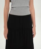 MUSINSA STANDARD WOMAN MUSINSA STANDARD WOMAN Jersey Tiered Long Skirt (Size M)