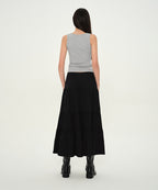 MUSINSA STANDARD WOMAN MUSINSA STANDARD WOMAN Jersey Tiered Long Skirt (Size M)