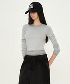 MUSINSA STANDARD WOMAN MUSINSA STANDARD WOMAN Women's T-Shirt Gray