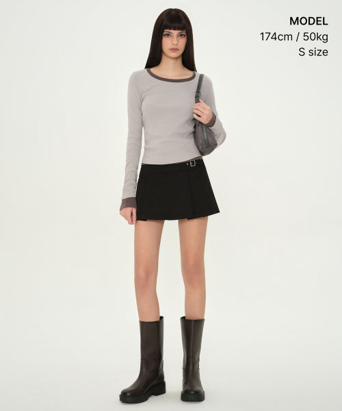 MUSINSA STANDARD WOMAN MUSINSA STANDARD WOMAN T-Shirt Ash Gray