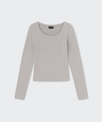 MUSINSA STANDARD WOMAN MUSINSA STANDARD WOMAN T-Shirt Ash Gray