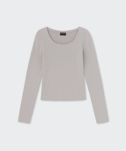 MUSINSA STANDARD WOMAN MUSINSA STANDARD WOMAN T-Shirt Ash Gray