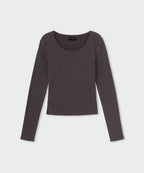 MUSINSA STANDARD WOMAN MUSINSA STANDARD WOMAN T-Shirt Charcoal Gray