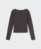 MUSINSA STANDARD WOMAN MUSINSA STANDARD WOMAN T-Shirt Charcoal Gray