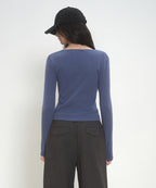 MUSINSA STANDARD WOMAN MUSINSA STANDARD WOMAN T-Shirt Dusty Blue