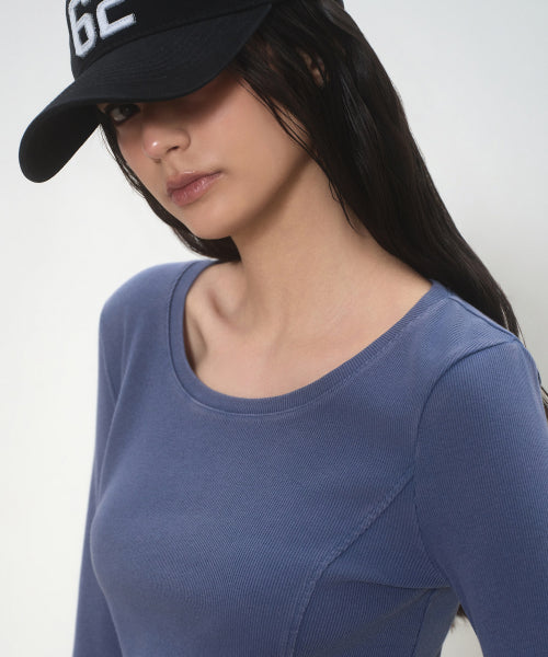 MUSINSA STANDARD WOMAN MUSINSA STANDARD WOMAN T-Shirt Dusty Blue