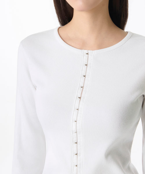 MUSINSA STANDARD WOMAN MUSINSA STANDARD WOMAN Cardigan Slim Hook