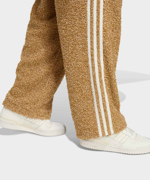 ADIDAS ADIDAS Boucle Firebird Track Pants - Brown:White