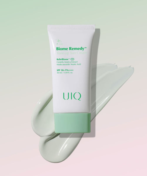 UIQ UIQ Biom Remedy Tone-Up Sun Cream Purple & Green Set 50ml