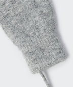 MUSINSA STANDARD WOMAN MUSINSA STANDARD WOMAN Women's String Mitten Knit Gloves [Light Gray]