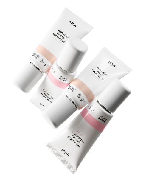 athe A-the Vegan Relief Tone Up Sun Essence 50ml SPF50+ PA++++ Light Pink/Light Beige Choose 1