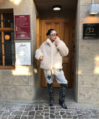 MIXXO MIXXO Fake Fur Half Coat Women S