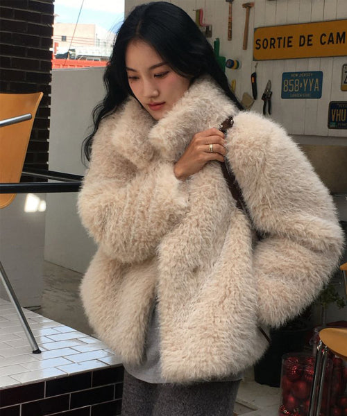 MIXXO MIXXO Fake Fur Half Coat Women S