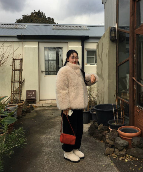 MIXXO MIXXO Fake Fur Half Coat Women S