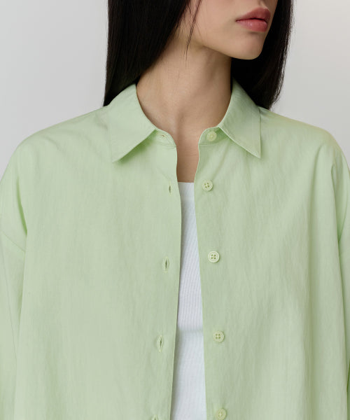 MUSINSA STANDARD WOMAN MUSINSA STANDARD WOMAN Shirt Light Green