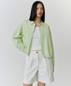 MUSINSA STANDARD WOMAN MUSINSA STANDARD WOMAN Shirt Light Green