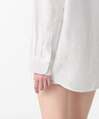 MUSINSA STANDARD WOMAN MUSINSA STANDARD WOMAN Oversized Crinkle Silky Shirt (White)